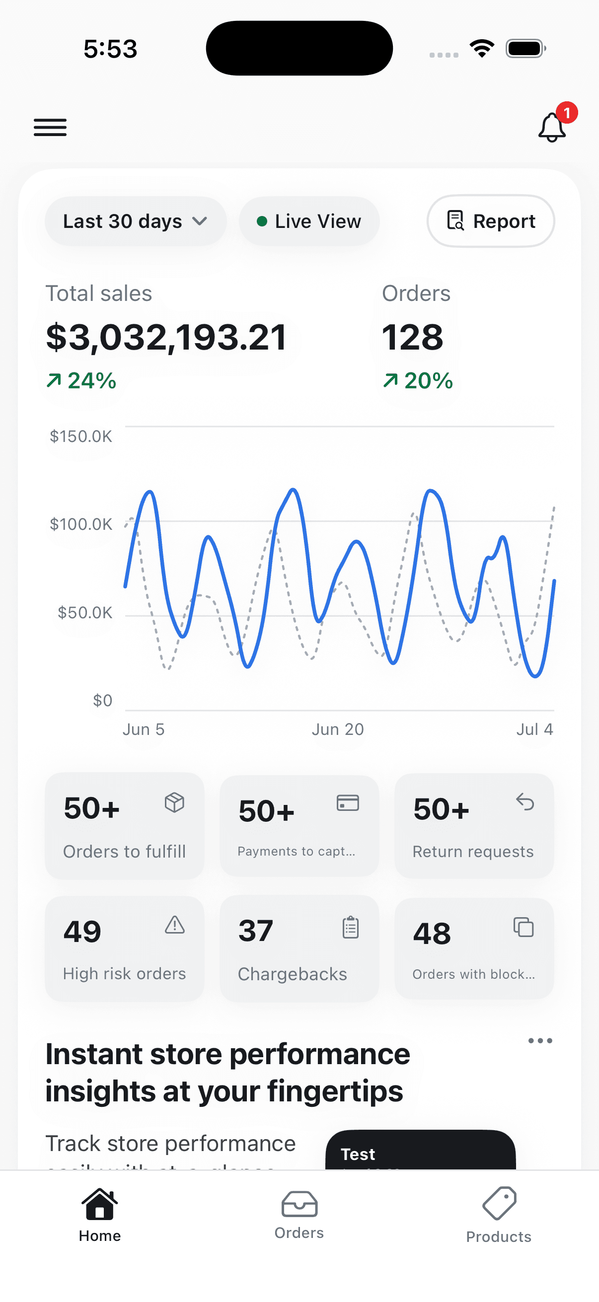 LarpBank Ecom mode screenshot